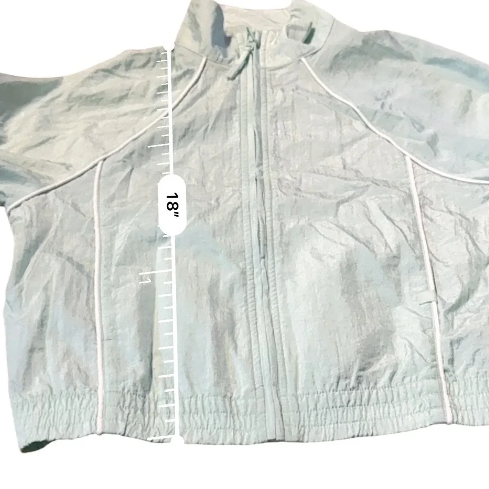 Athleta Girl Daybreak Jacket Girls Size‎ M 8-10 Sea Salt Green NWT Windbreaker
